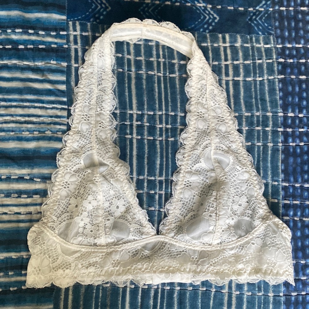 Free People Galloon Lace Halter Bralette - Picture 2 of 4